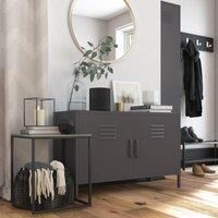 Queer Eye Bradford 2 Door Metal Accent Cabinet - Grey