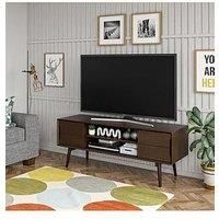 Novogratz Brittany TV Media Stand Cabinet Unit Walnut For Up To 55" Screen