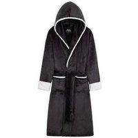 CityComfort Ladies Dressing Gowns Soft Fleece Hooded Women/'s Robes (M, Charcoal)