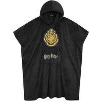 Harry Potter Oversized Blanket Hoodie for Women Men and Teens, Fleece Wearable Blanket (Black Long)