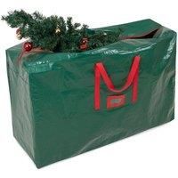 Christmas Tree Storage Bag - Zipped Christmas Storage Tree Bag with Carrying Handles Tidy Storage Solution Various Sizes (Green 120 cm)