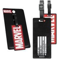 Marvel Luggage Tags for Suitcase, Baggage Identification for Travel Name Address (Red Marvel)