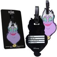 Disney Luggage Tags for Suitcase, Baggage Identification for Travel Name Address (Purple Ursula)