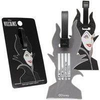 Disney Luggage Tags for Suitcase, Baggage Identification for Travel Name Address (Black Maleficent)