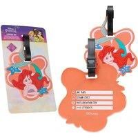 Disney Luggage Tags for Suitcase, Baggage Identification for Travel Name Address (Multi Ariel)