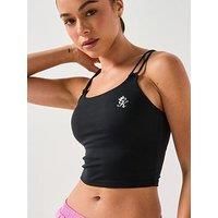 Gym King Womens 365 Long Line Tank - Black