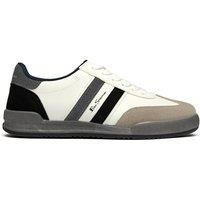 Ben Sherman Sokka Mens Comfort Stylish Classic Smart Fashion Casual Trainers (White/Black/Grey, UK Footwear Size System, Adult, Men, Numeric, Medium, 10)