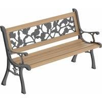 Lassic Garden Vida Rose Style 3seater Wooden Garden Bench