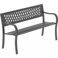 Lassic Garden Vida Steel Lattice 3-seater Steel Garden Bench