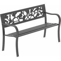 Lassic Garden Vida Rose 3-seater Steel Garden Bench