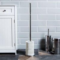 Bath Vida Folding Toilet Paper Holder - Silver