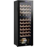 Baridi 44 Bottle Dual Zone Drinks Wine Cooler, Fridge, Touch Screen, LED, Black