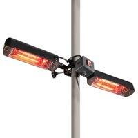 Dellonda Folding Parasol Gazebo Patio Outdoor Warmer Infrared Heater 1600W 230V