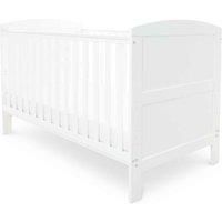 Ickle Bubba Coleby Classic Cot Bed And All Seasons Premium Pocket Sprung Mattress - White, White