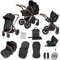 Ickle Bubba Stomp Luxe Aio, I-Size & Isofix Base - Bronze / Midnight / Tan