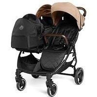 Ickle Bubba Venus Prime Double Stroller - Biscuit