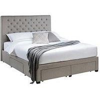 Julian Bowen Wilton Fabric 4 Drawer Storage King Size Bed