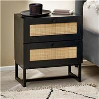 Julian Bowen Padstow 2 Drawer Bedside Table