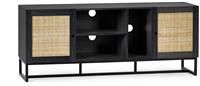 Julian Bowen Padstow Tv Unit - Fits Up To 55 Inch Tv - Black