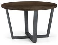 Julian Bowen Brooklyn Round 4 Seater Dining Table - Dark Oak