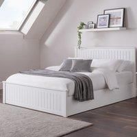 Julian Bowen Maine Ottoman Bed, 150cm King, Surf White