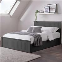 Julian Bowen Maine Ottoman Bed, 135cm Double, Anthracite
