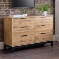 Julian Bowen Bali 6 Drawer Wide Chest