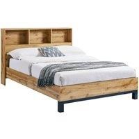 Julian Bowen Bali Bookcase Headboard Bed Double