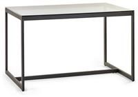 Julian Bowen Chicago Dining Table, Smoked Glass/Black, One Size