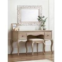 Julian Bowen Camille Dressing Table And Stool, Brown