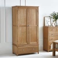 Julian Bowen Mallory 2 Door 1 Drawer Wardrobe