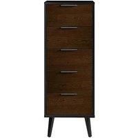 Julian Bowen Alba 5 Drawer Narrow Chest