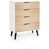 Julian Bowen Alba 4 Drawer Wide Chest