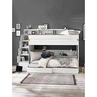 Julian Bowen Camelot Staircase Bunk All White