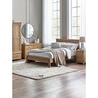 Julian Bowen Memphis Limed Oak 135Cm Double Bed