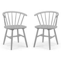 Julian Bowen Set Of 2 Modena Dining Chairs - Grey