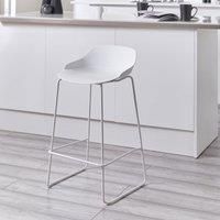 Julian Bowen Set Of 2 Rocco Stools - White