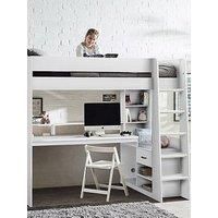 Julian Bowen Blaze Gaming Bunk Bed - All White
