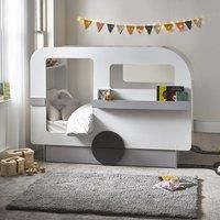 Julian Bowen Tourer Caravan Bed - Vapor Grey and White