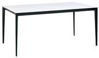 Julian Bowen Miami Rectangular Stone Top Dining Table - White Marble