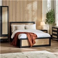 Julian Bowen Padstow Ottoman 135Cm Double Bed - Black