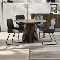 Julian Bowen Arya Extending Dining Table, Brown