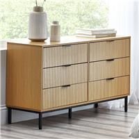 Julian Bowen Drawer Chest, Melamine, Beige, One Size