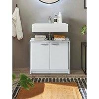 Julian Bowen Under Sink Cabinets, Melamine, White, One Size