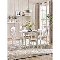 Julian Bowen Orwell Round Dining Table With 4 Chairs