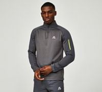 Montirex Summit Quarter Zip T-Shirt - Grey - Size XS