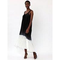 Religion Dip Dye Maxi Dress- Black