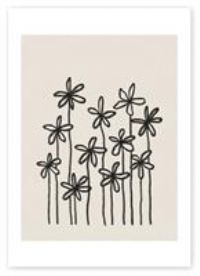 A Field Of Flowers Wall Art Print Various Sizes