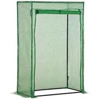 Outsunny 100 x 50 x 150cm Greenhouse w/ Zipper Roll-up Door Outdoor Green