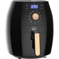 1700W 5.5L Air Fryer Food Cooking w/ Digital Display Timer Basket Healthy  Homcom